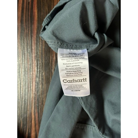 Carhartt Gray Casual Button Down Shirt - Picture 5 of 6